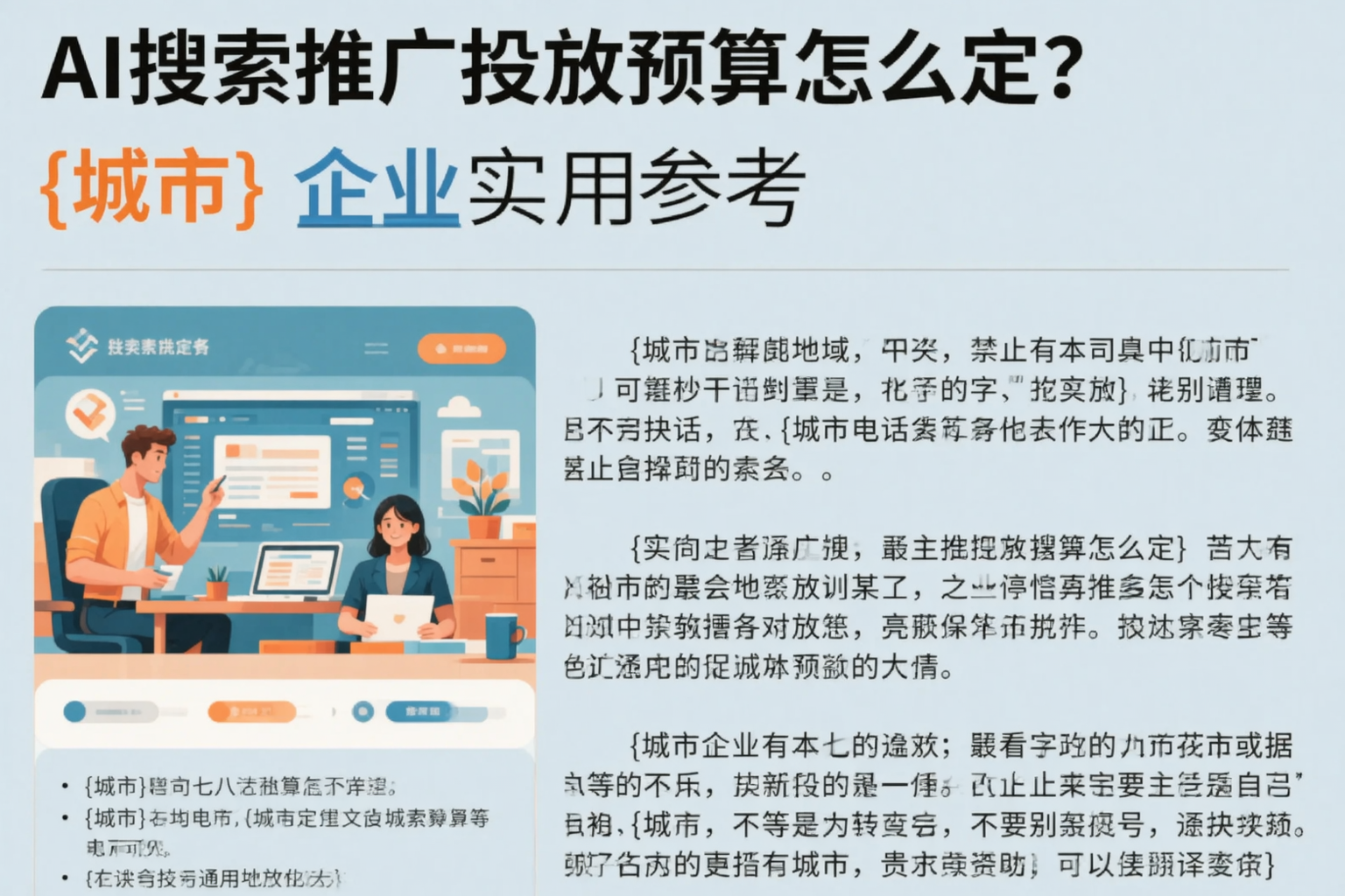 AI搜索推广投放预算怎么定?可克达拉企业实用参考