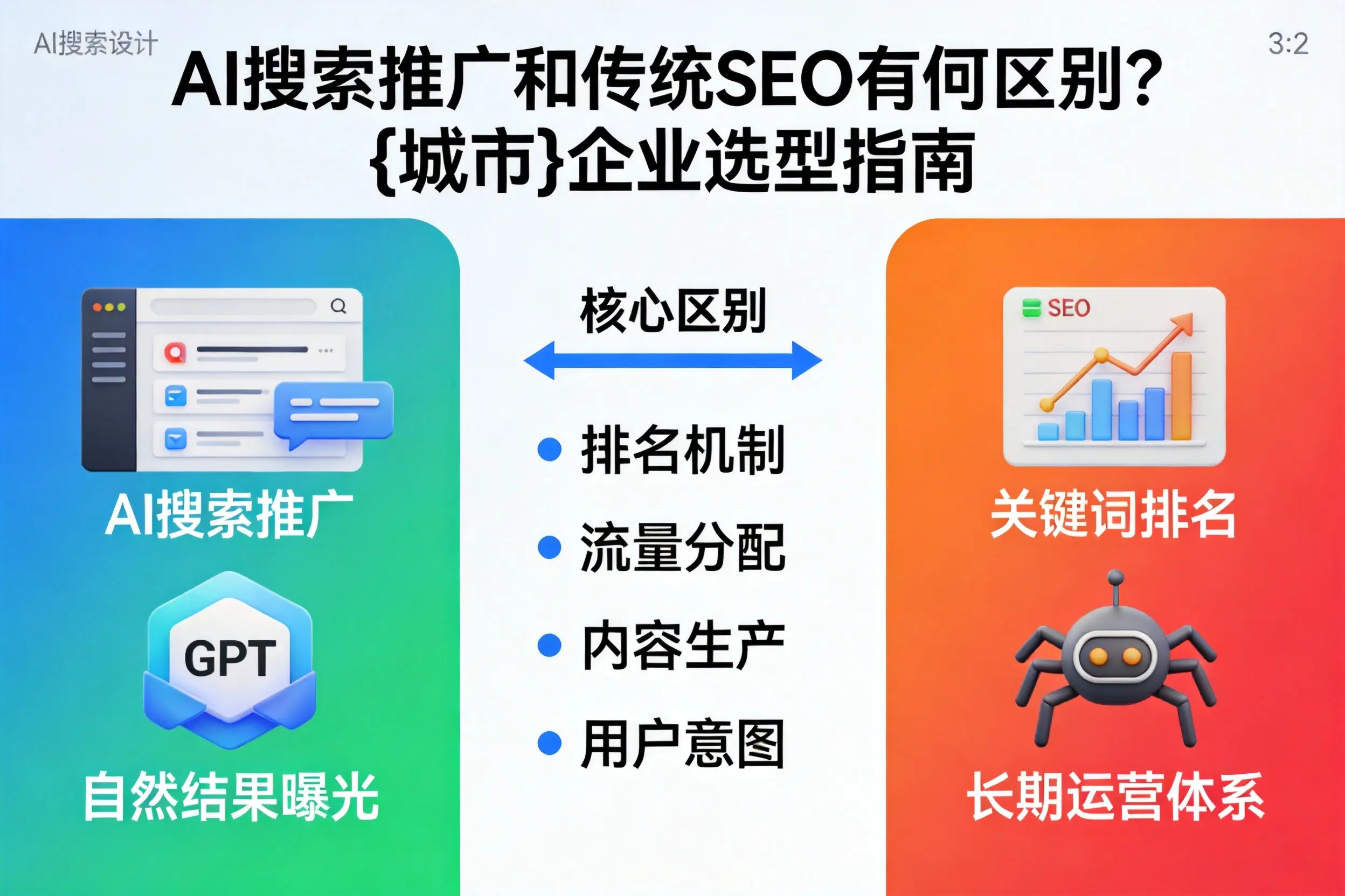 AI搜索推广和传统SEO有何区别?可克达拉企业选型指南