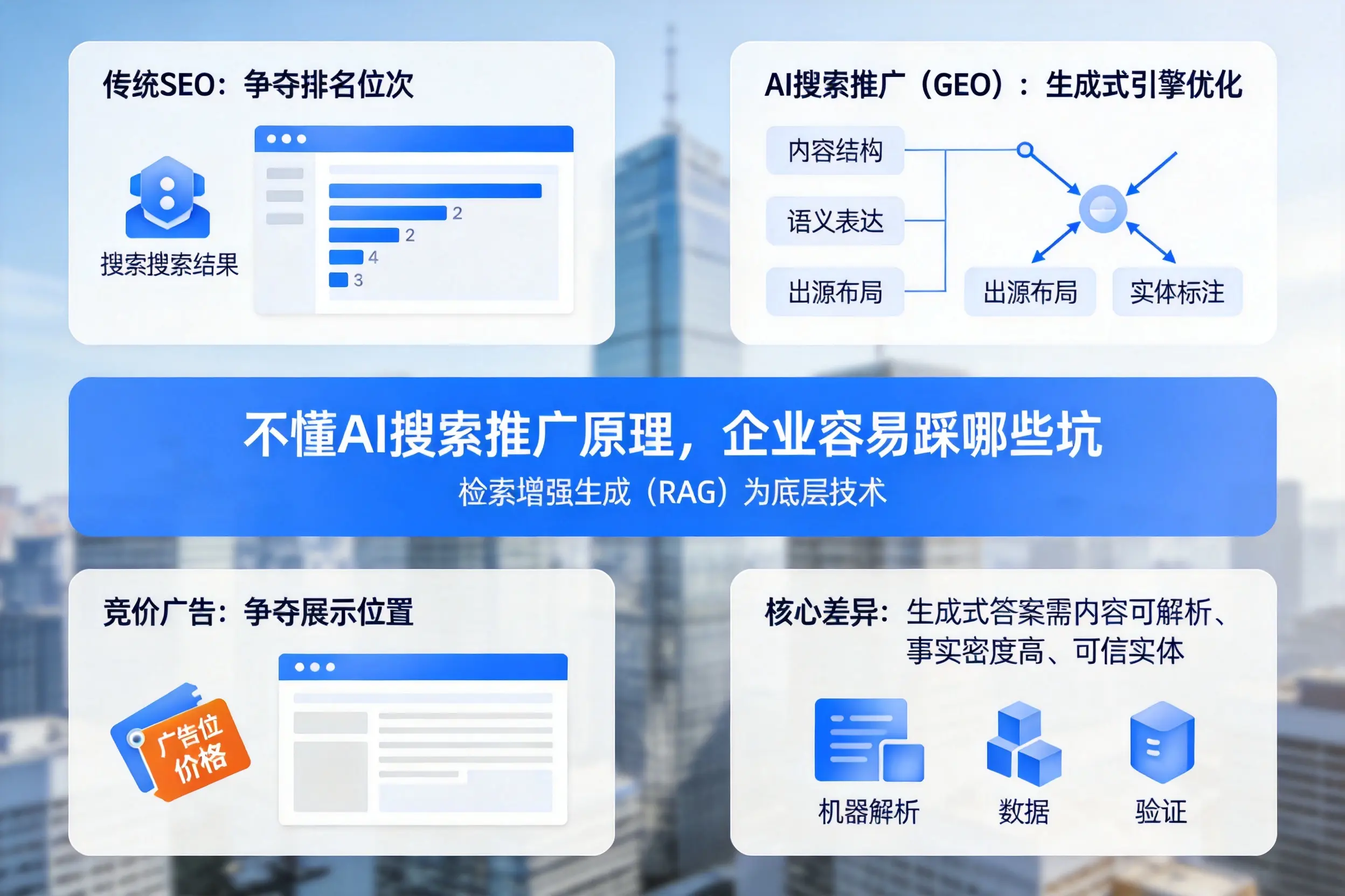 不懂AI搜索推广原理,可克达拉企业容易踩哪些坑