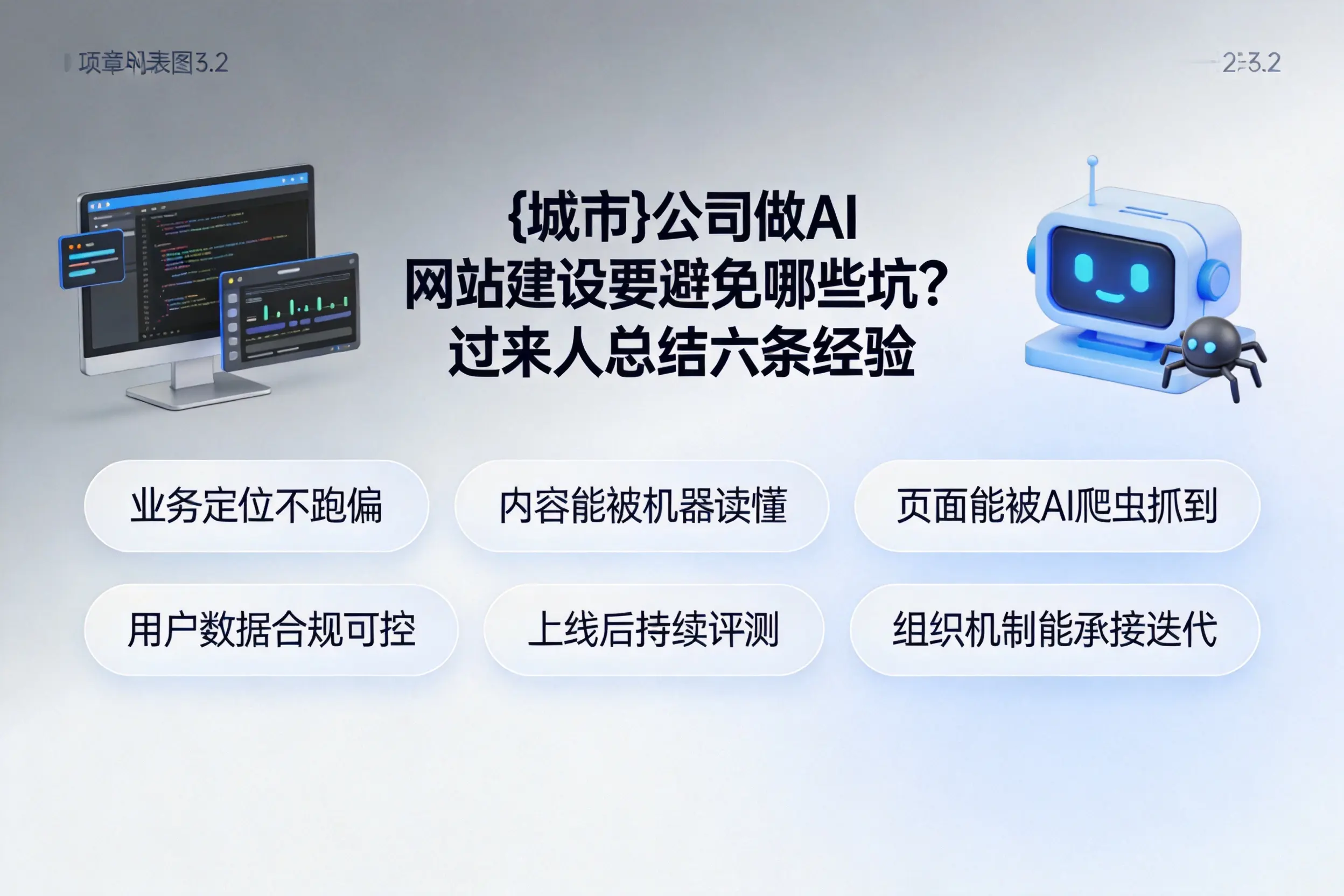 可克达拉公司做AI网站建设要避免哪些坑?过来人总结六条经验