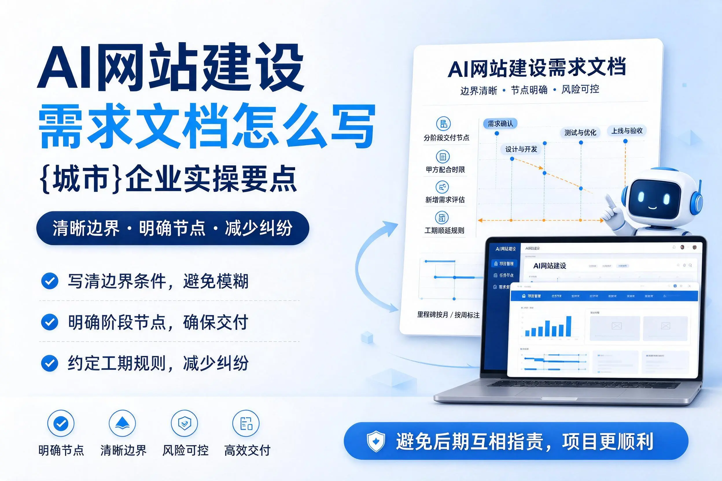 AI网站建设需求文档怎么写,可克达拉企业实操要点