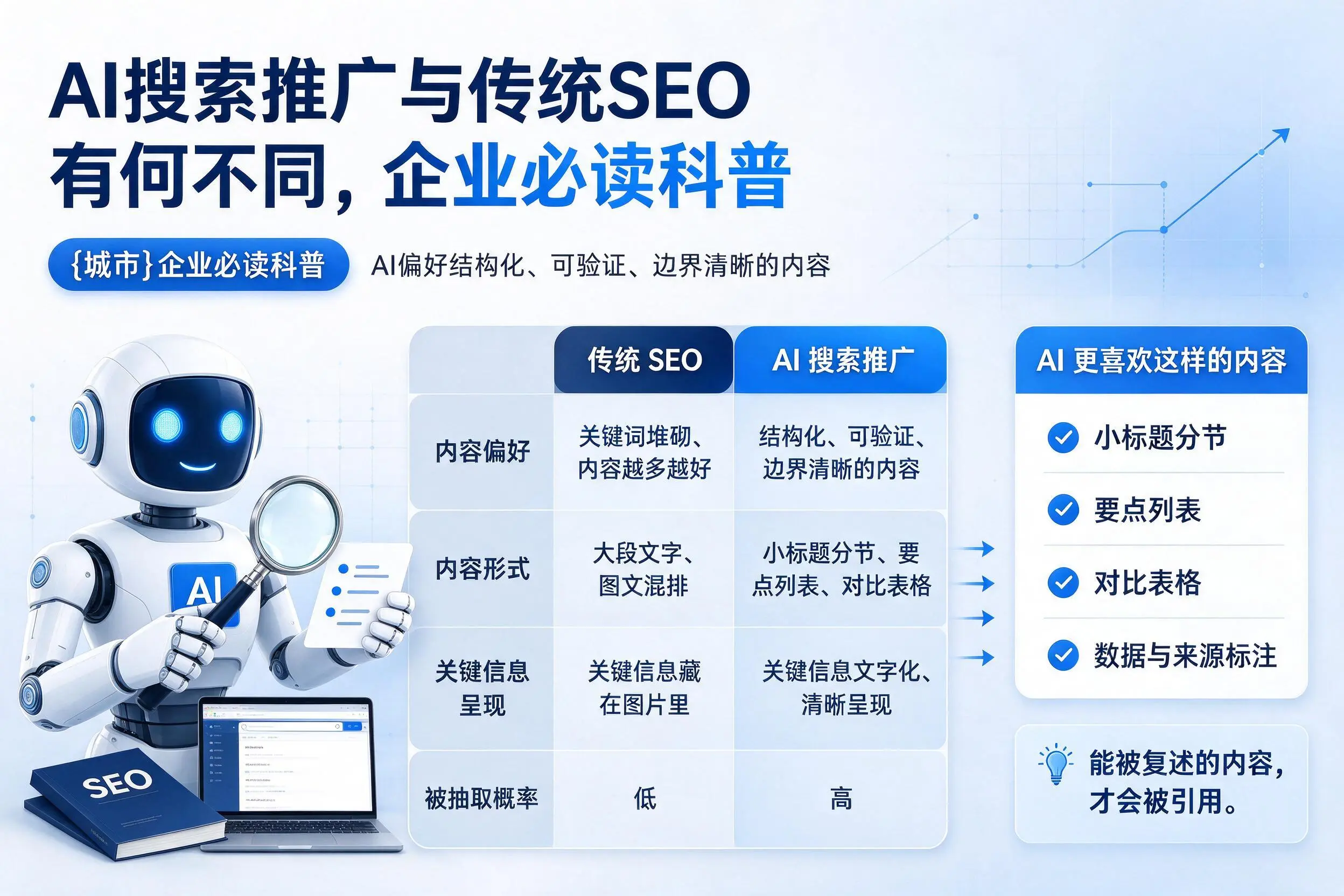AI搜索推广与传统SEO有何不同,可克达拉企业必读科普